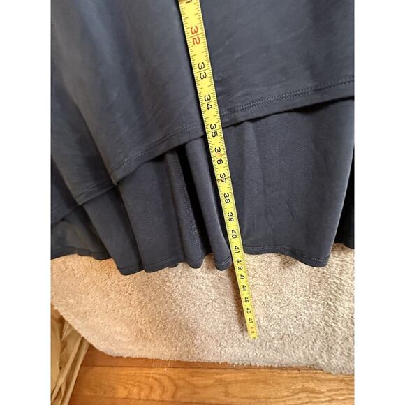 Sigrid Olsen Charcoal Modal Knit Maxi Dress Womens Sz S Coastal Beach Flowy EUC - Picture 15 of 16